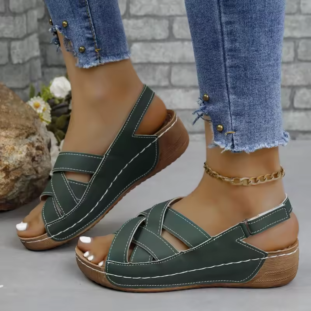 SANDALIAS ARTESANALES FLORA - MARINA™ | EDICIÓN PREMIUM