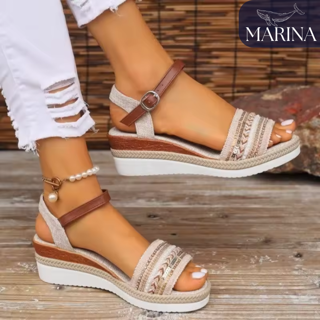 SANDALIAS ARTESANALES LUNA - MARINA™ | EDICIÓN PREMIUM