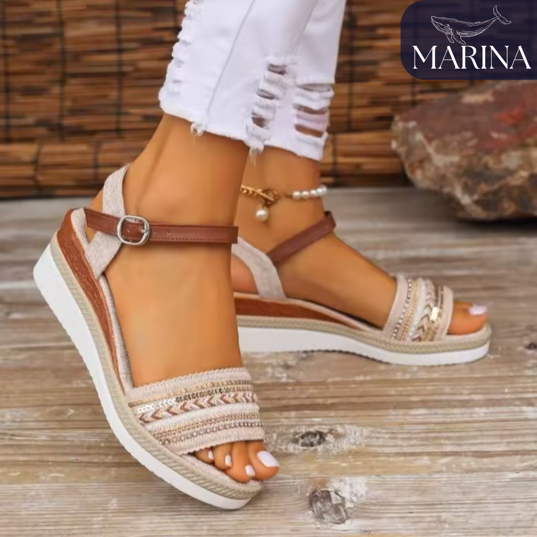 SANDALIAS ARTESANALES LUNA - MARINA™ | EDICIÓN PREMIUM