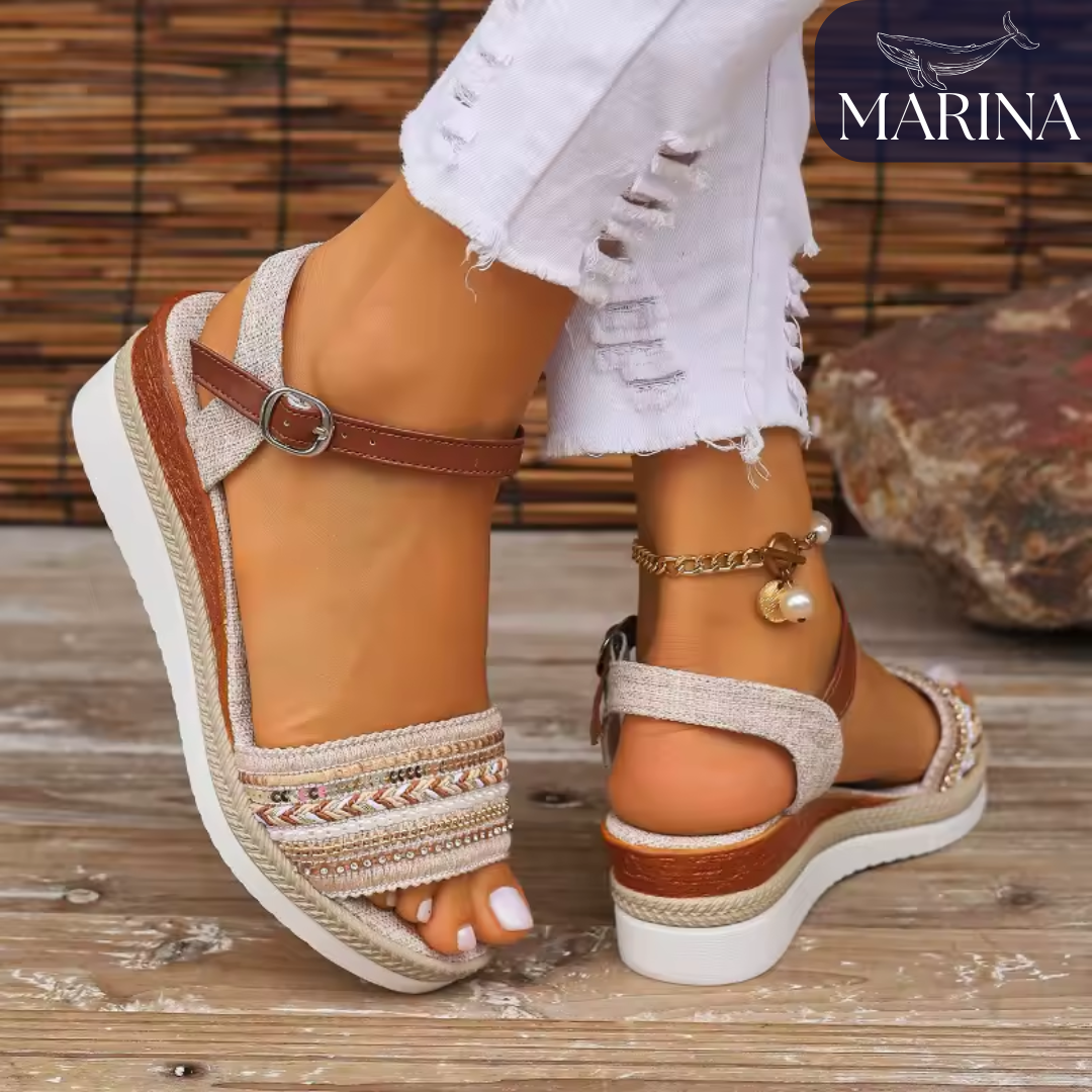 SANDALIAS ARTESANALES LUNA - MARINA™ | EDICIÓN PREMIUM