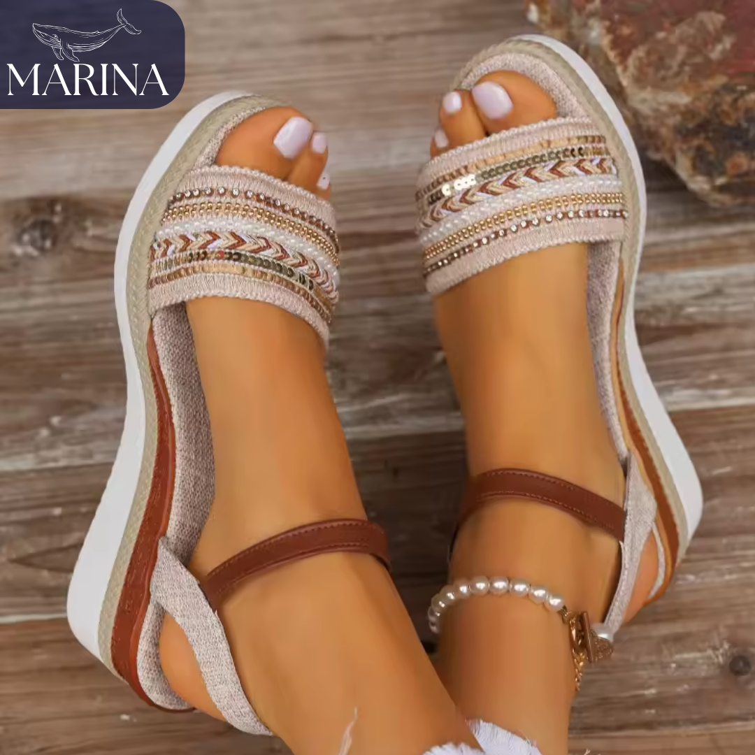 SANDALIAS ARTESANALES LUNA - MARINA™ | EDICIÓN PREMIUM