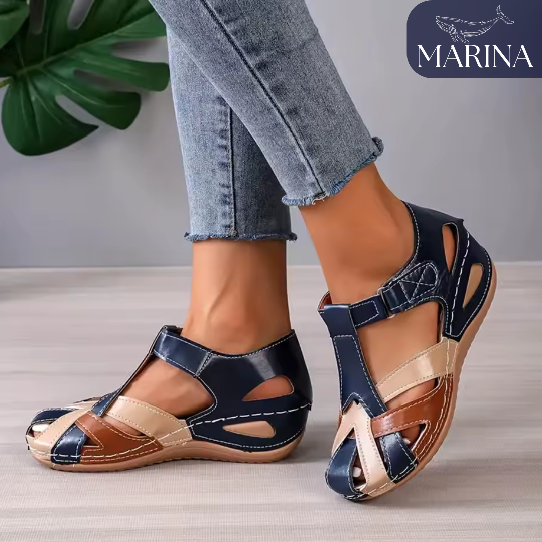 SANDALIAS ARTESANALES ELSA - MARINA™ | EDICIÓN PREMIUM