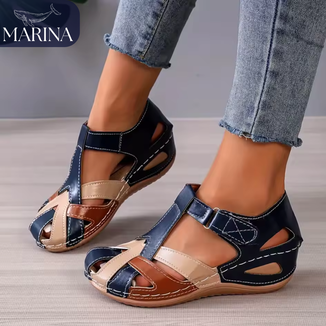 SANDALIAS ARTESANALES ELSA - MARINA™ | EDICIÓN PREMIUM