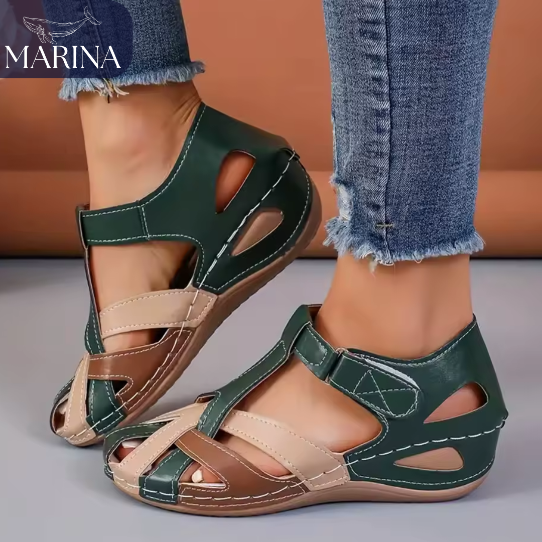 SANDALIAS ARTESANALES ELSA - MARINA™ | EDICIÓN PREMIUM