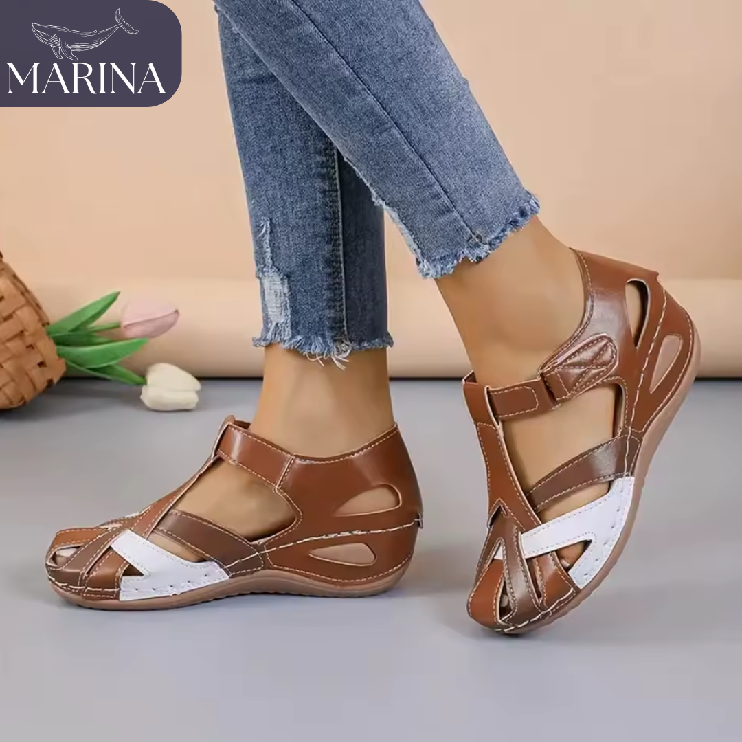 SANDALIAS ARTESANALES ELSA - MARINA™ | EDICIÓN PREMIUM