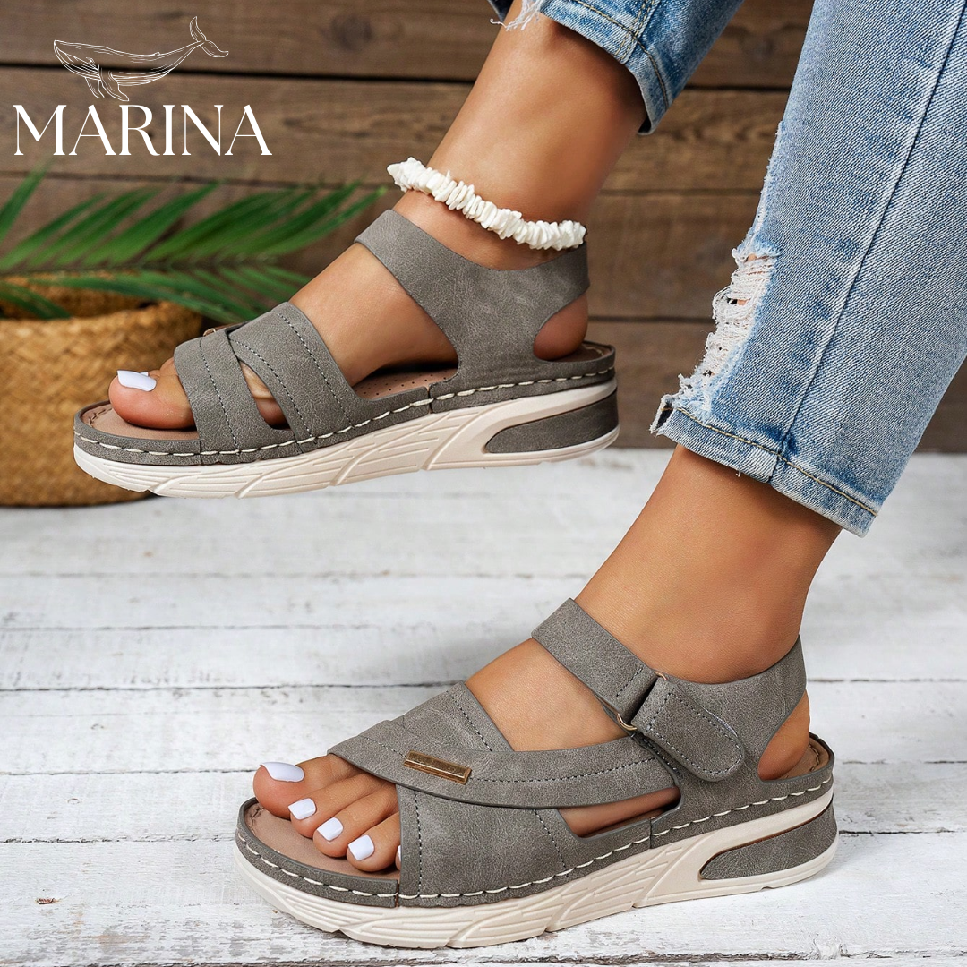 SANDALIAS ARTESANALES CHARLOTTE - MARINA™ | EDICIÓN PREMIUM