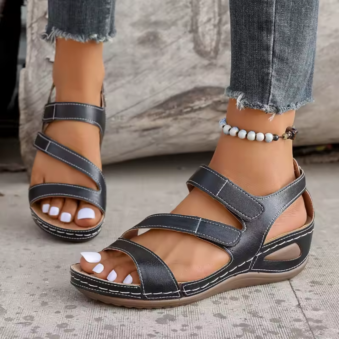 SANDALIAS ARTESANALES GAISELA - MARINA™ | EDICIÓN PREMIUM